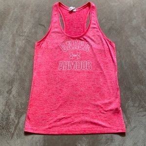 Under Armour pink tank, size M